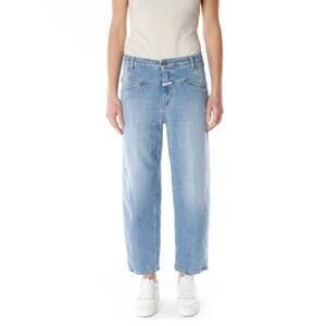 Closed Stover-X High Rise Relaxed Fit Jeans Blue Stretched Denim Size 30 NWOT